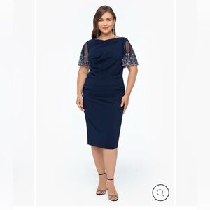 Betsy & Adam Knee Length Dress